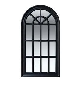 Лучшее классическое дизайнерское настенное зеркало, зеркало в стиле окна для гостиной, декор для прихожей, домашняя панель, настенное стекло