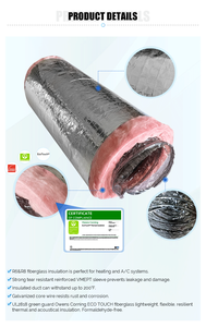 <span class=keywords><strong>Conducto</strong></span> Aislado Estándar de 3 Pulgadas con Manguera de <span class=keywords><strong>Conducto</strong></span> de Aire de Lámina de Aluminio Flexible de 25 Pies de Longitud, Diseño Moderno para Uso en Apartamentos - Product Image 5