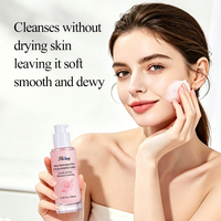 Nettoyant Visage à la Rose Personnalisable, Soin Quotidien Tout-en-Un, Élimine l'Excès de Sébum, le Maquillage et les Impuretés, Répare la Barrière Cutanée