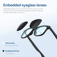 Lunettes Intelligentes G05 avec Reconnaissance Complète, Traduction IA, Verres à Teinte Variable, Réduction du Bruit d'Appel Téléphonique et Connectivité Bluetooth