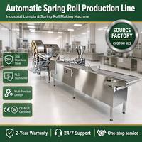 Grande ligne de production intégrée automatique pour la fabrication de rouleaux de printemps vietnamiens (lumpia)