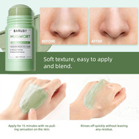 Masque en bâtonnet à la boue d'armoise, nettoyage en profondeur, contrôle du sébum, traitement de l'acné, acide salicylique, niacinamide, masque facial à base de plantes, élimine les peaux grasses