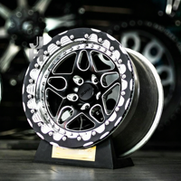 Jantes de course sur circuit de 18 pouces 5x112 5x114.3 5x120 en alliage Beadlock pour Mustang Chevrolet Camaro SS Nissan Toyota Jantes forgées