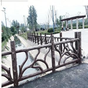 Balaustres Decorativos Modernos para Exteriores, Personalizables <span class=keywords><strong>en</strong></span> Color, para Escaleras de Jardín y Parque, de Alta Gama, de Piedra y Cemento, con Protección de Seguridad - Product Image 1