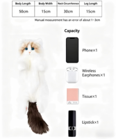 Sac à dos en peluche chat Ragdoll mignon, poupée apaisante, cadeau d'anniversaire pour filles, best-seller TikTok, idéal pour le dropshipping