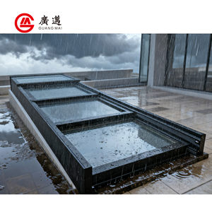 Tragaluz inteligente plegable retráctil, marco de aleación de aluminio, diseño moderno para sótano, escalera, salida, techo, personalizado, a prueba de viento - Product Image 2