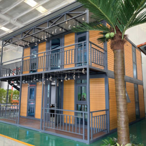 Toptan 3 yatak odası lüks 40ft 20ft hareketli katlanabilir genişletilebilir prefabrik konteyner ev satılık skybathroom ile banyo - Product Image 1