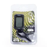 Vente d'usine, accordeur de guitare numérique LCD miniature, accordeur rotatif à clip pour guitare acoustique, basse, violon, ukulélé, accessoires de guitare
