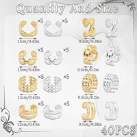 Lot de 32 attaches pour cheveux tressés, accessoires capillaires creux électroplaqués argent, bandeaux et pinces à cheveux DIY