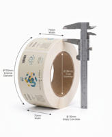 Étiquettes personnalisées imperméables autocollantes pour bouteilles de shampoing et de gel douche, impression de logos sur emballages personnalisés, autocollants en rouleau