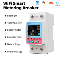 Disjoncteur intelligent Wi-Fi mini en gros, matériaux cuivre et plastique, compatible avec divers systèmes pour la protection contre les fuites de courant