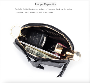 Andong Genuine <b>Leather</b> Litchi Grain Mini Coin <b>Purse</b> for Women Girls Elephant Wallets Outdoors Cute Keychain Clutch Bag 6289 - Product Image 6