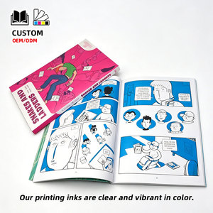 Impresión de Libros de <span class=keywords><strong>Manga</strong></span> para Niños, Libros de Historietas de Dibujos Animados al por Mayor, Libros de <span class=keywords><strong>Manga</strong></span> Personalizados, Impresión a Todo Color, Tapa Blanda y Tapa Dura - Product Image 1