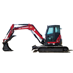 Mini-excavatrice Yanmar Vio80 d'occasion CE EPA, 8 tonnes, fabrication japonaise, système hydraulique, prête pour tous les terrains, expédition avec moteur et pompe - Product Image 1