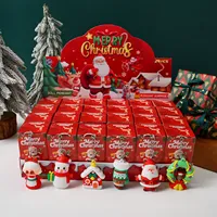 Nouvelle série de 24 poupées pendentifs modernes en PVC réutilisables, boîtes mystères exquises, petites boîtes, cadeau de Noël, directement de l'usine