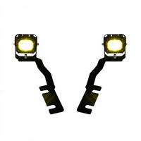 Support de montage pour phares de travail LED et feux de brouillard LED pour capot et charnière de capot, compatible Ford Ranger T8 2019-2021