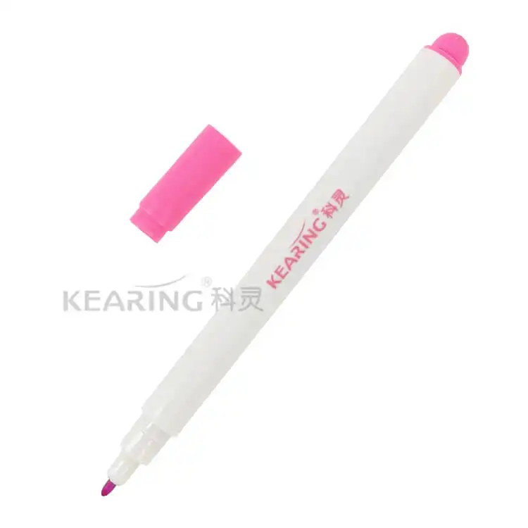 ปากกาเมจิกล่องหนอัตโนมัติ24ชั่วโมง,ปากกาสีผ้าสีชมพูปากกาลบได้สำหรับเย็บผ้านวม