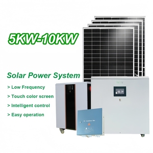 ระบบจัดเก็บพลังงานแสงอาทิตย์แบบไฮบริดครบชุด 10KW 15KW ระบบพลังงานแสงอาทิตย์แบบไฮบริดออฟกริดสำหรับบ้าน - Product Image 2