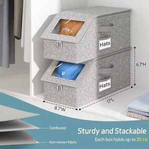 Bathliving Room <b>Hat</b> Foldable Fabric Bedroom Home Furniture Storage <b>Box</b> - Product Image 6