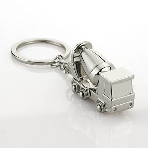 Llavero 3D Personalizado de Camión Mezclador de Concreto, Soporte para Llavero de Máquinas de Transporte, Regalos, Llavero Metálico de Camión Mezclador - Product Image 4