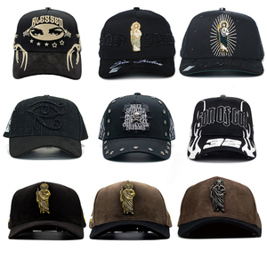 En stock, faible MOQ, Bigg Boss Heaven Gorra Rico O Muerto <span class=keywords><strong>Bz</strong></span> X Az Shifu Mz Hats San Judas Tadeo, ensemble complet de chapeaux en daim brodé - Product Image 2