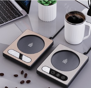 Calentador de taza de café, calentador de taza de escritorio, regalos de oficina y Navidad, tecnología táctil y pantalla Digital LCD, acero inoxidable 304 - Product Image 3