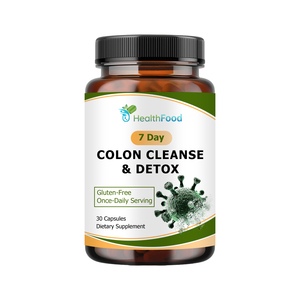 Cápsulas de Limpieza y Desintoxicación de Colon de 7 Días de Marca Privada con Hoja de Senna, Mantén la Hidratación, Promueve el Movimiento Corporal, Prioriza el Sueño Saludable, Suplemento - Product Image 1
