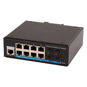 พอร์ตอีเธอร์เน็ต 8 ช่อง ความเร็ว 10/100/1000Mbps พร้อมพอร์ตไฟเบอร์ SFP+ 4 ช่อง ความเร็ว 1.25G  แบบ L2 Gigabit Managed Network Switch - Product Image 2