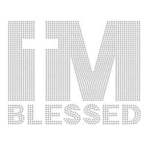 <span class=keywords><strong>I</strong></span> <span class=keywords><strong>Am</strong></span> Blessed Custom Religious Bling Rhinestone Transfer Iron on Crystal Motif Hot Fix - Product Image 1
