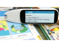 Stylo de Traduction Intelligent Personnalisé Blanc pour l'Apprentissage des Langues avec Écran TFT 3,46 pouces, Prise en Charge de 112 Langues, Reconnaissance Vocale et Texte