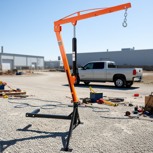 Grúa Hidráulica para Camioneta, 1000 Libras, Giro de 360 Grados, Elevación con Cilindro Hidráulico para Uso en Construcción - Product Image 2