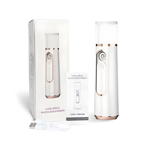 Mini nano mặt Mister Mặt hấp giữ ẩm làm mới mát chăm sóc da nano Mister mặt sương phun - Product Image 1