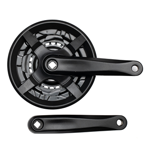 Manivelle de vélo JOYSUN réglable 42T/34T/24T en acier 170 mm avec couvre-chaîne pour vélos BMX et de route 3 vitesses - Product Image 1