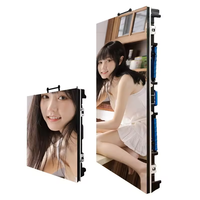 Écran LED de location intérieur à taux de rafraîchissement élevé, armoire modulaire à service frontal, affichage LED à verrouillage rapide pour spectacle scénique