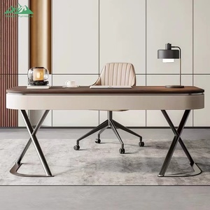 <span class=keywords><strong>Escritorio</strong></span> de Oficina con Acabado en Nogal Premium con 2 Cajones Grandes de Almacenamiento, Adecuado <span class=keywords><strong>para</strong></span> Oficinas en Casa y Estaciones de Trabajo Comerciales - Product Image 5