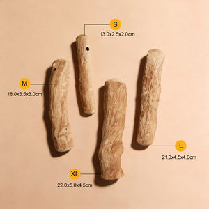 AFP Yeni Gelen Antibakteriyel Köpek Litchi Ağacı Çiğneme Oyuncağı Çevre Dostu Evcil Hayvan Köpek Çiğneme Çubuğu Oyuncağı Diş Sağlığı İçin Plak Azaltıcı - Product Image 3