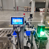 Rollo de pulverización de cabezal múltiple para enrollar pantalla táctil máquina de codificación UV inteligente impresoras de inyección de tinta para paquete farmacéutico