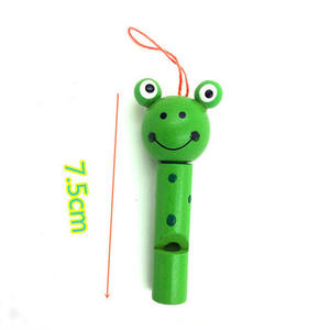 Migliore vendita giocando giocattoli musicali per bambini creativo cartone animato in legno animale fischietto con portachiavi musica giocattolo di educazione precoce - Product Image 2