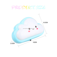 Vente flash Lampe bébé mignonne en forme de nuage Lumière LED de nuit pour enfants Bébé Chambre d'enfant