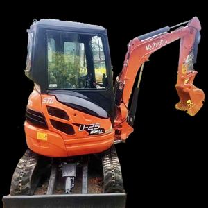 รถขุดขนาดเล็ก Kubota U17 U20 U25 U30 มือสอง ได้รับการรับรองมาตรฐาน CE รถขุดตีนตะขาบ KUBOTA U25 พร้อมอุปกรณ์นิ้วมือจับ - Product Image 6
