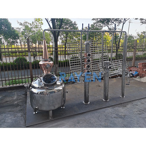 Distillateur <span class=keywords><strong>Alambic</strong></span> avec <span class=keywords><strong>Pot</strong></span> à alcool de 500l, 1000l, Distillateur de moonshine, appareil de Distillation en cuivre - Product Image 6