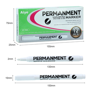 Marqueur permanent MagiArt non amovible Graffiti couleur blanche <span class=keywords><strong>stylo</strong></span> marqueur permanent étanche <span class=keywords><strong>stylo</strong></span> marqueur <span class=keywords><strong>blanc</strong></span> <span class=keywords><strong>indélébile</strong></span> - Product Image 6