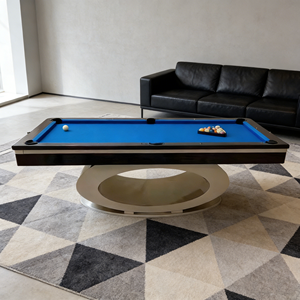 Mesa <span class=keywords><strong>de</strong></span> <span class=keywords><strong>Billar</strong></span> <span class=keywords><strong>de</strong></span> Diseño Antiguo <span class=keywords><strong>de</strong></span> Madera Maciza <span class=keywords><strong>de</strong></span> Alta Gama, Diseño Especial, 8 pies, Base <span class=keywords><strong>de</strong></span> Pizarra, Bolsillos <span class=keywords><strong>de</strong></span> Cuero Auténtico, Uso Doméstico, Usada, en Venta, Barata - Product Image 5