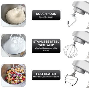 800W 2022 New design food mixer big body Stand Dough Mixers Grinder <strong>Automatic</strong> Pot <strong>Stirrer</strong> - Product Image 4