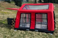 Tente gonflable pour le camping en plein air, quatre saisons, imperméable, ouverture automatique rapide, tente de type maison à une chambre pour les activités et les pique-niques