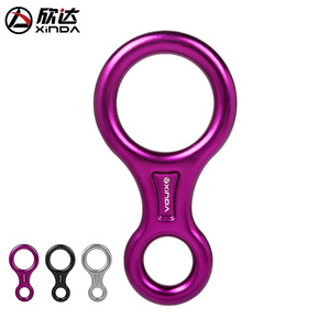 Dispositivo de descenso en forma de ocho Xinda, de aleación de aluminio, para escalada en roca y descenso por cuerda. - Product Image 3