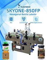 Machine d'étiquetage automatique électrique personnalisée pour bouteilles carrées avec colle humide pour emballages en verre et en papier