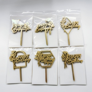 Decoración para <span class=keywords><strong>Pastel</strong></span> <span class=keywords><strong>de</strong></span> <span class=keywords><strong>Cumpleaños</strong></span> Personalizada al por Mayor, Paquete <span class=keywords><strong>de</strong></span> 10 Adornos Acrílicos para Cupcakes, Artículos para Fiestas <span class=keywords><strong>de</strong></span> <span class=keywords><strong>Cumpleaños</strong></span> - Product Image 5