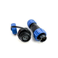 Série de connecteurs WEIPU SP11 SP13 SP17 SP21 SP29, multipolaires 2 broches, étanches IP68, prise de câble