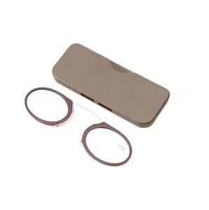 نظارات قراءة صغيرة محمولة بمشبك على الأنف بإطار معدني للكمبيوتر الشخصي مع صغيرة محمولة - Product Image 4